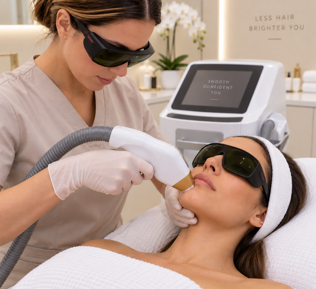 Lip and Chin Laser Hair Removal